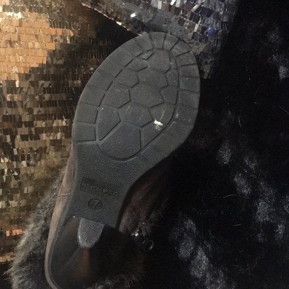 Fur booties - Picture 4 of 5